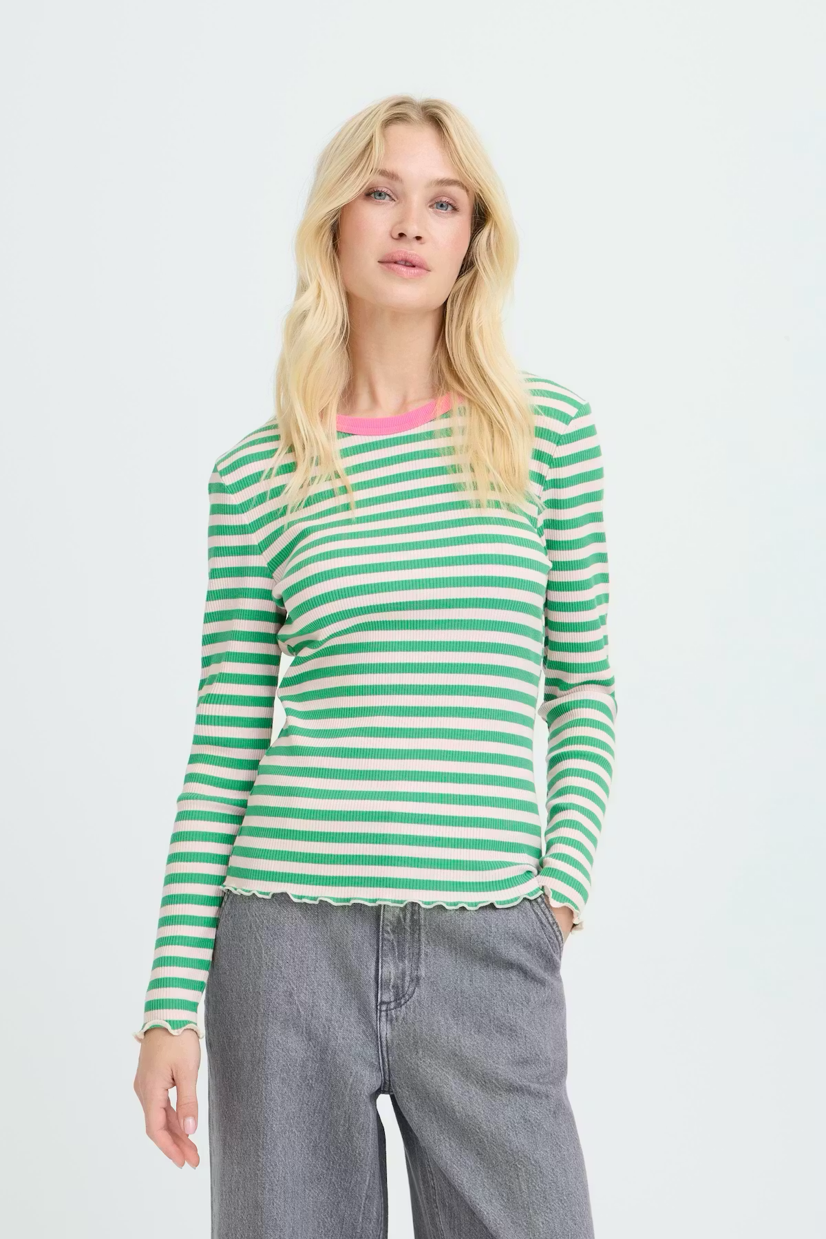 Green Stripe BYSinne Tee