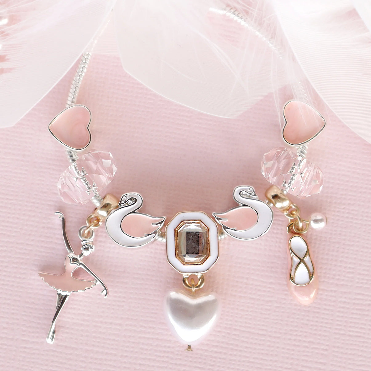 Swan Lake Charm Bracelet
