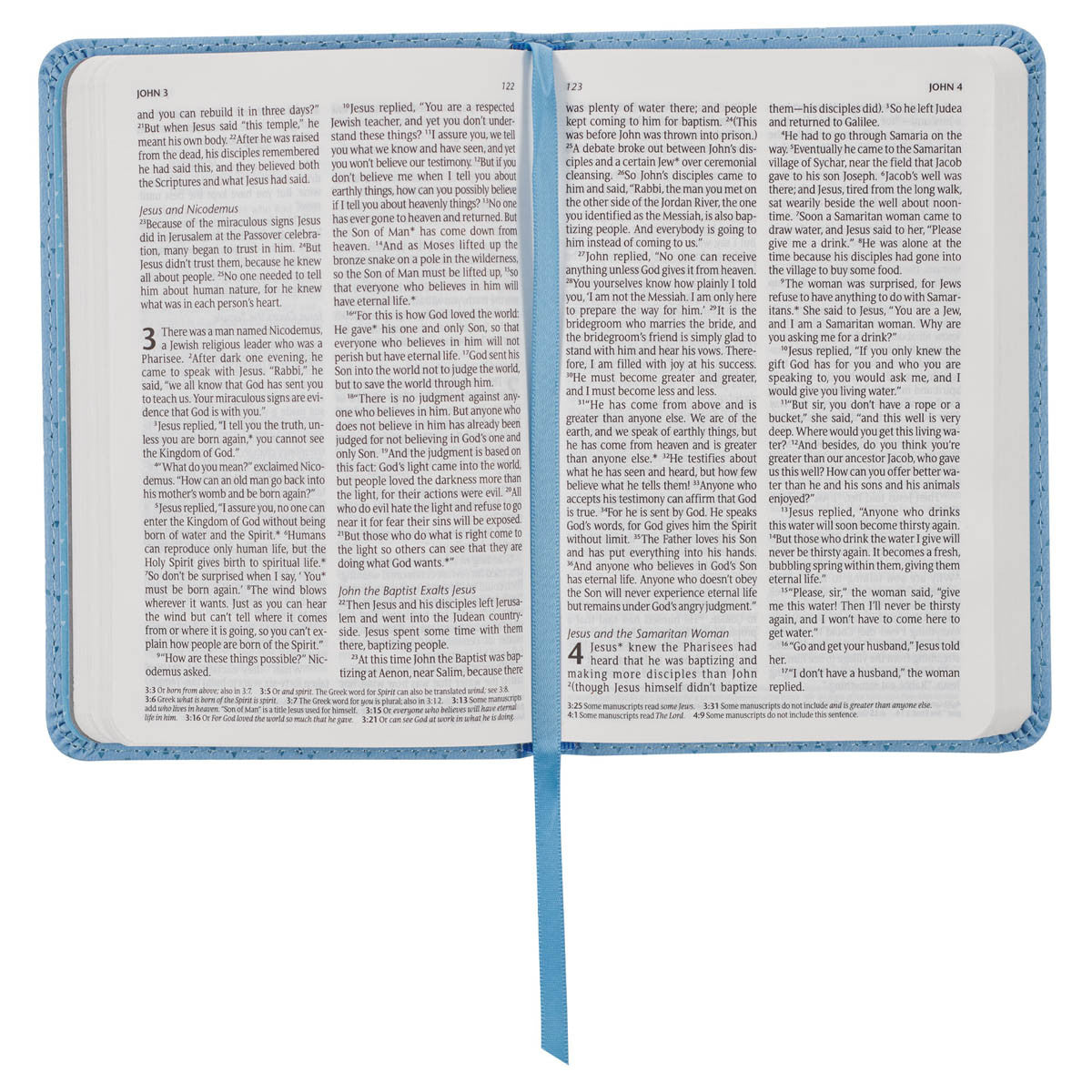 Blue New Testament Keepsake Bible