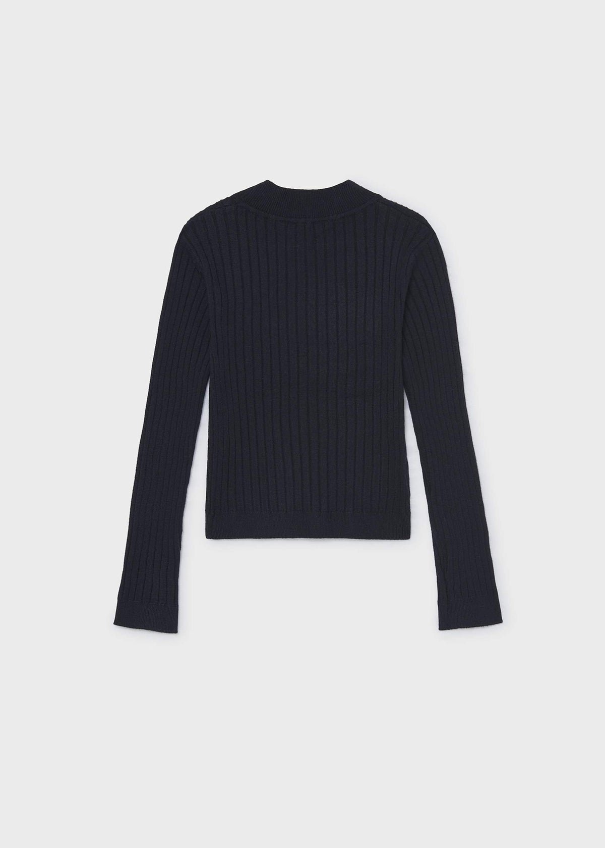 Navy Knit Sweater Top