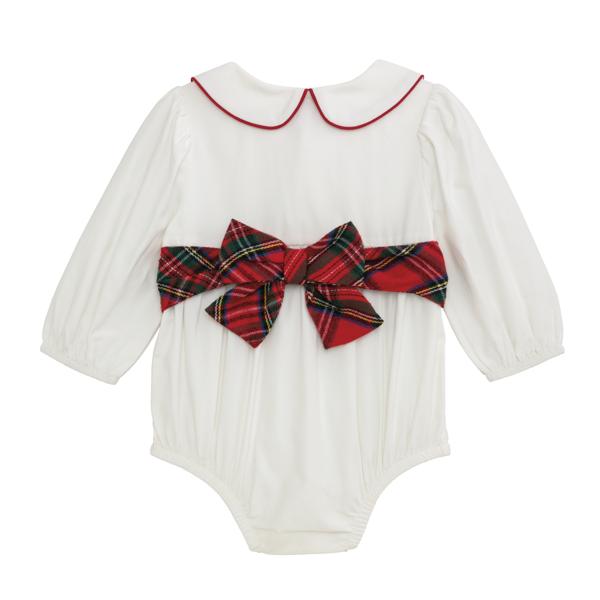 Plaid Tartan Bow Bubble