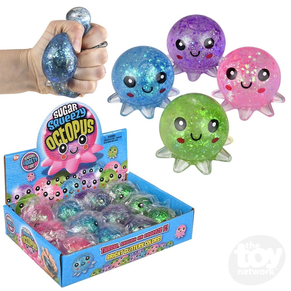 2.5" Squeezy Sugar Octopus