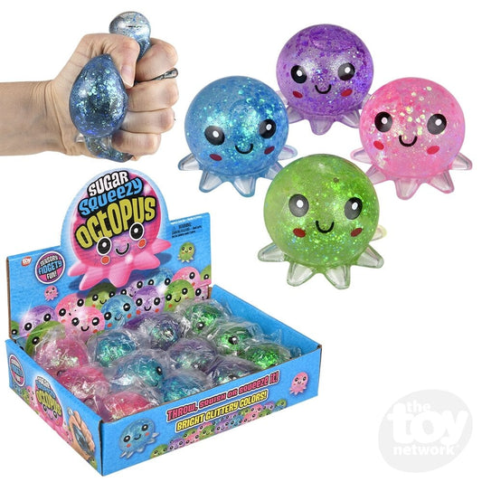 2.5" Squeezy Sugar Octopus
