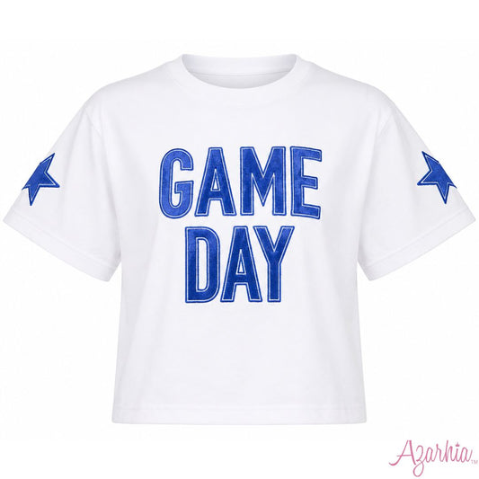 Royal Shimmer Game Day Star Tee