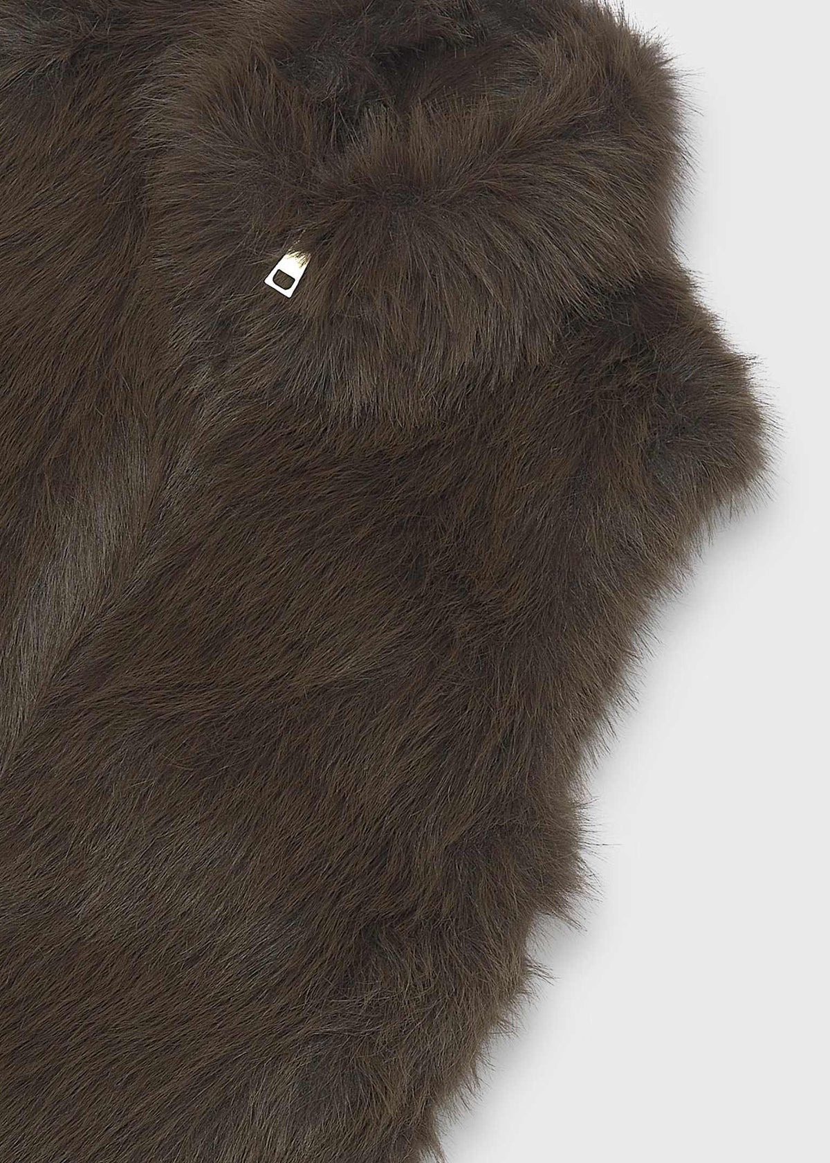 Chocolate Faux Fur Vest