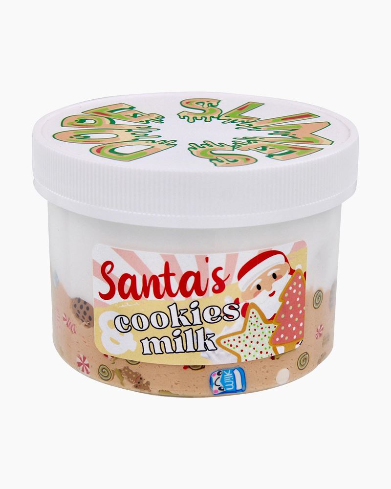 Santa's Cookies & Milk Slime
