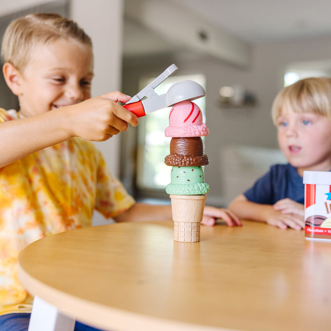 Scoop & Stack Ice Cream Cone Set