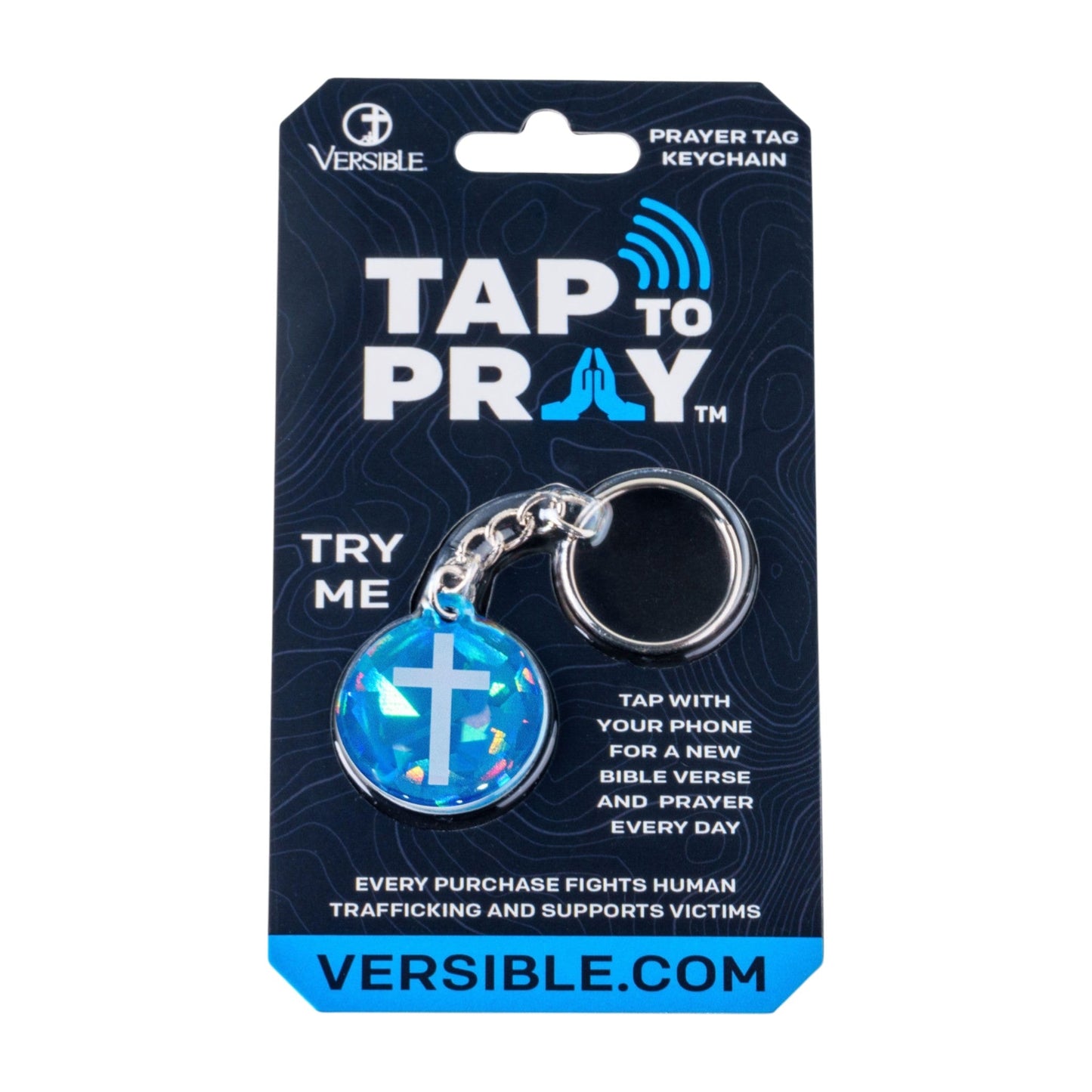 Tap To Pray Acrylic Keychain