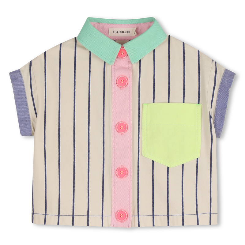 Striped Short-Sleeved Shirt