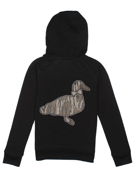 Element Logo Hoodie Mossy Oak Original Bottomland Black