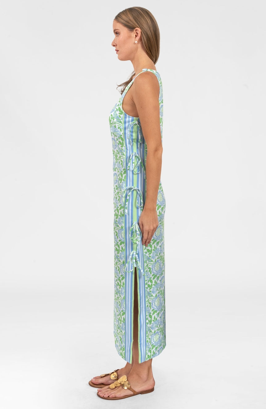 Kelly Peri Tie Dress - Smell The Roses
