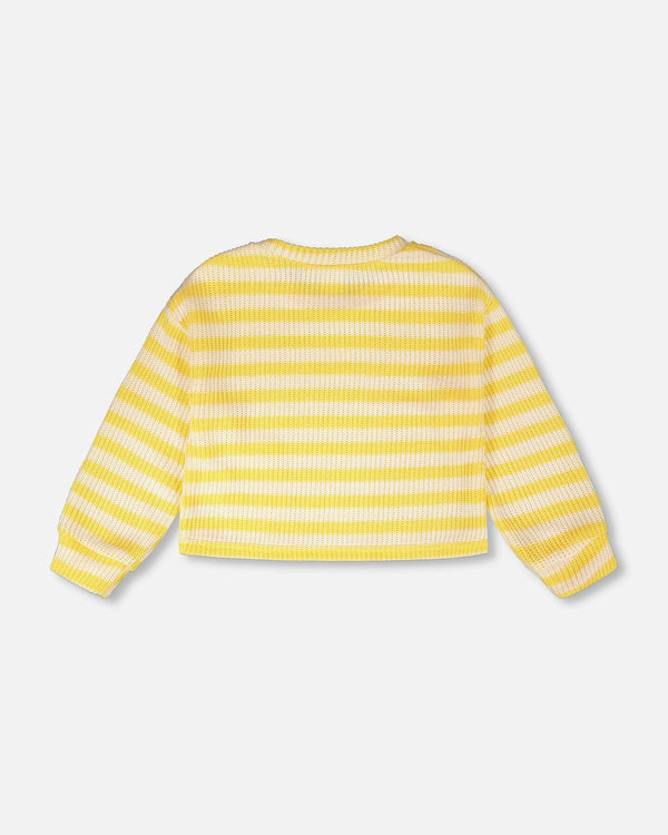 Yellow Striped Sweater