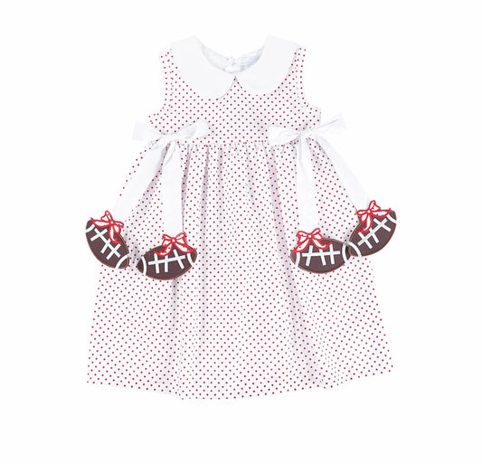Red Football Hangtag Dress