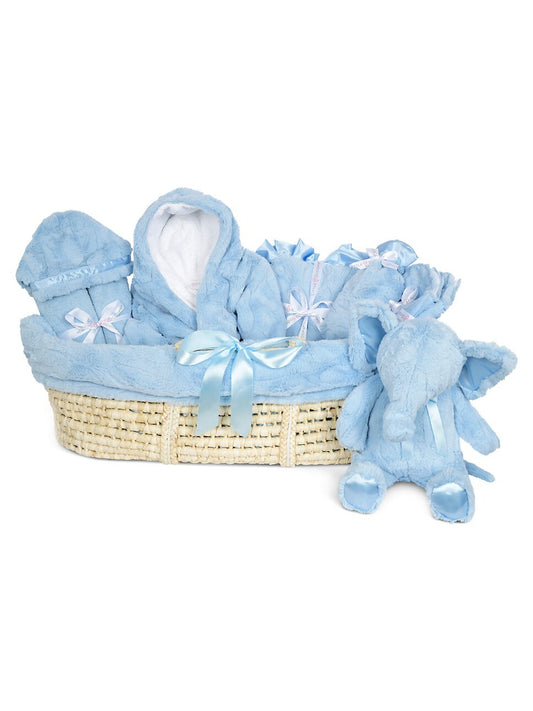 Blue Baby Basket Gift Set