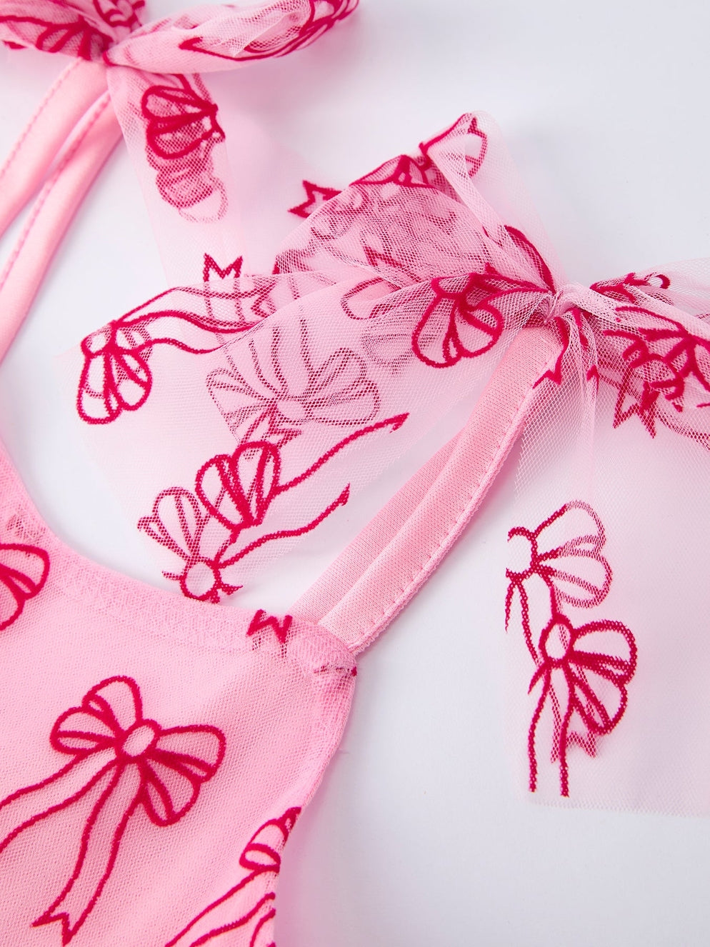 Pink Tulle Bow Dress