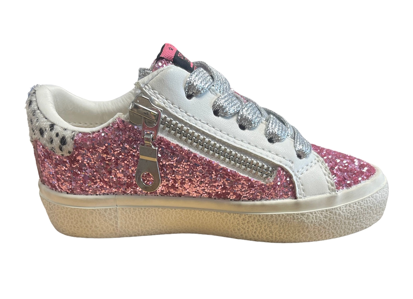 River Pink Glitter Low Top