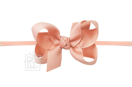 Light Coral 3.5" Headband Bow