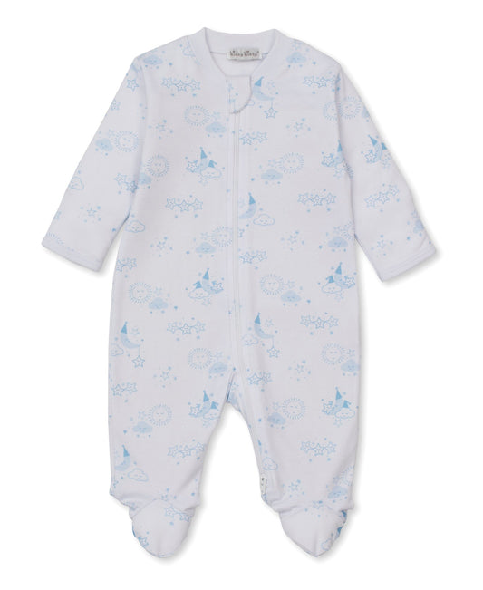 Nightfall Blue Zip Footie