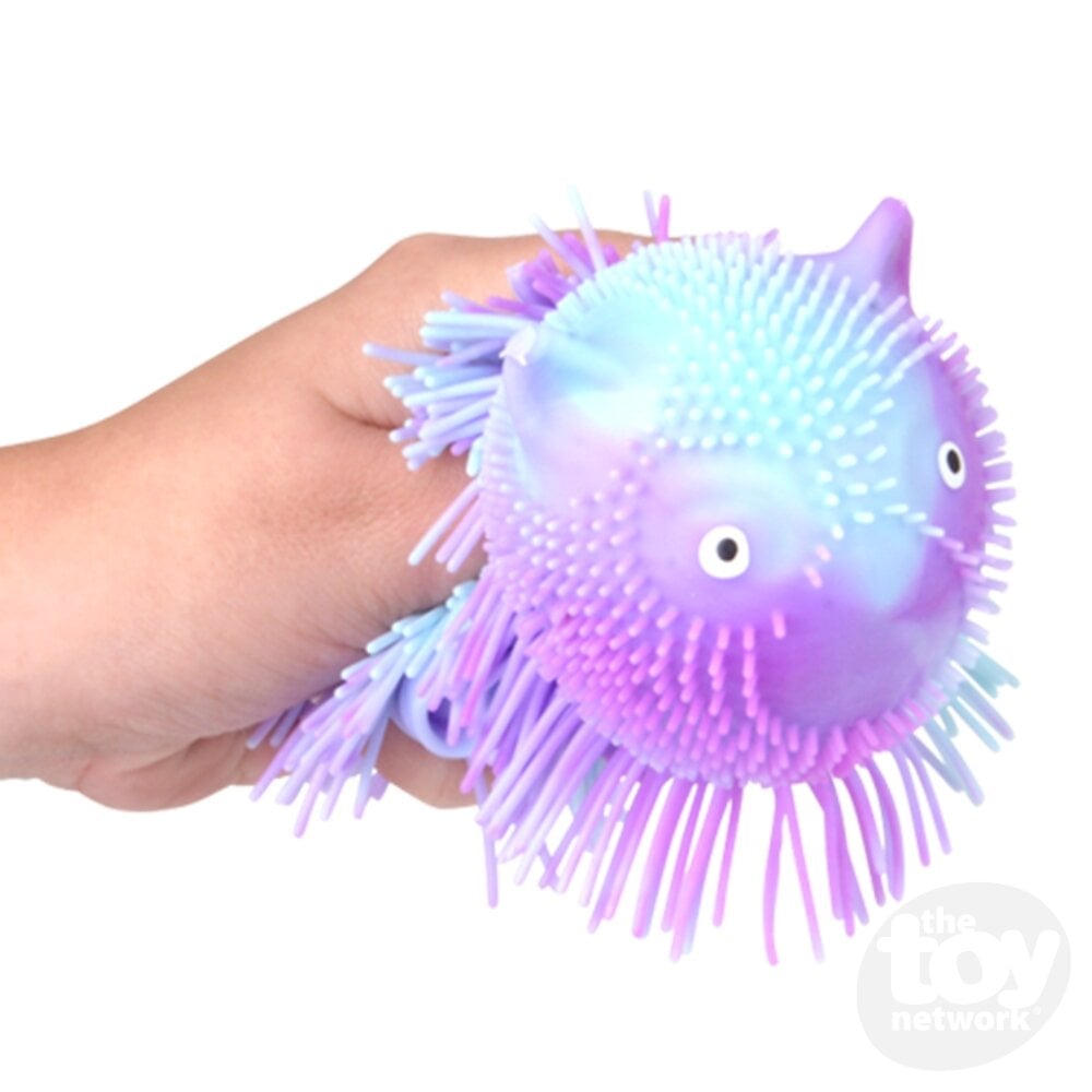 Light-Up Shaggy Cat Puffer
