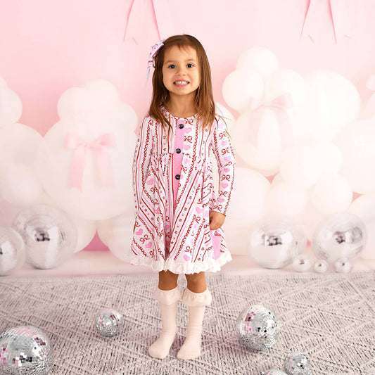 Hallie Button Dress