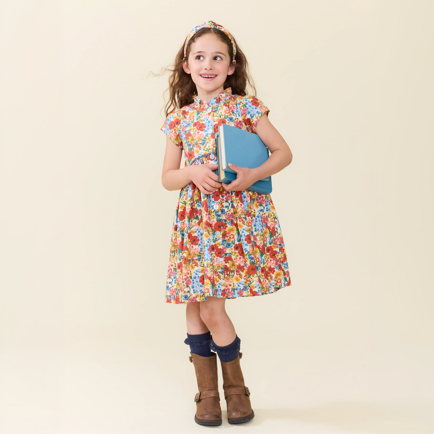 Watercolor Meadow Fatima Dress