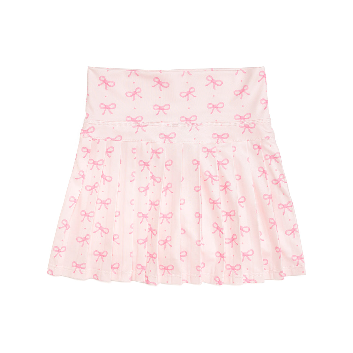 Pink Bow Athletic Skort