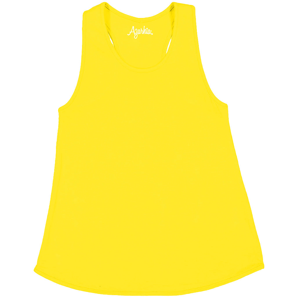 Yellow Racer Back Tank