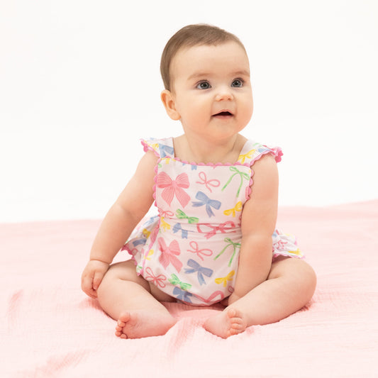 Sweet Bows Ruffle Sunsuit