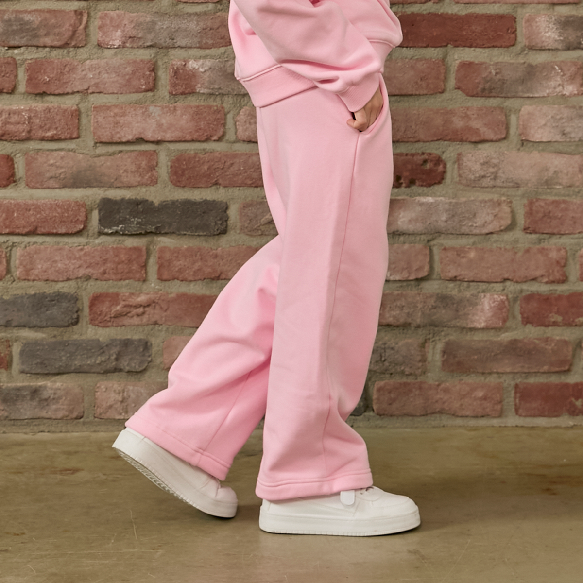 Bloom Pink SoftWarm Straight Leg Sweatpant