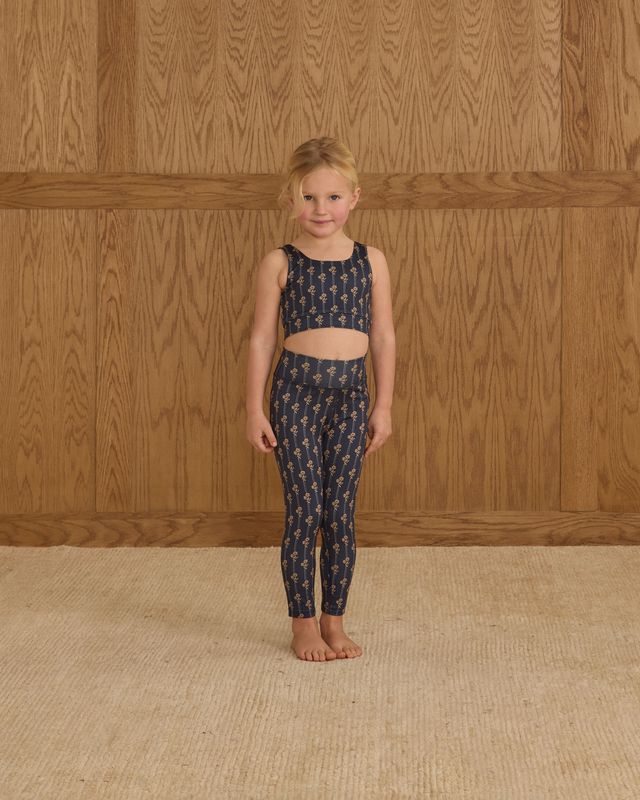Vintage Bloom Basic Legging