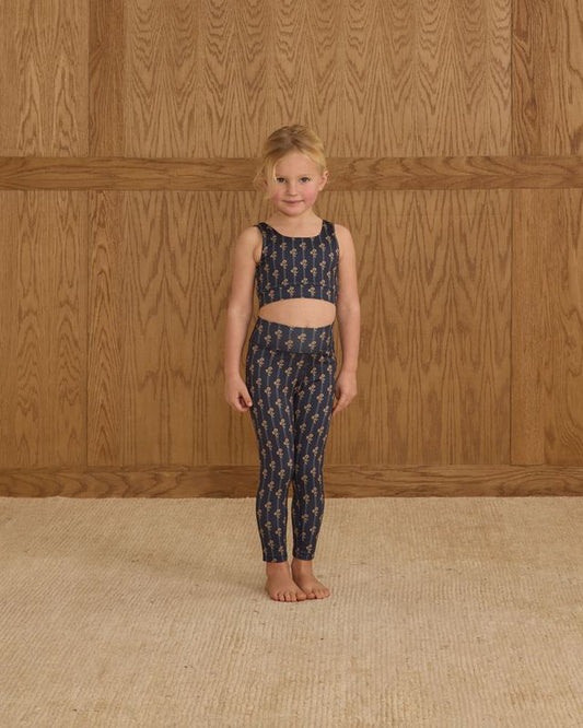 Vintage Bloom Basic Legging