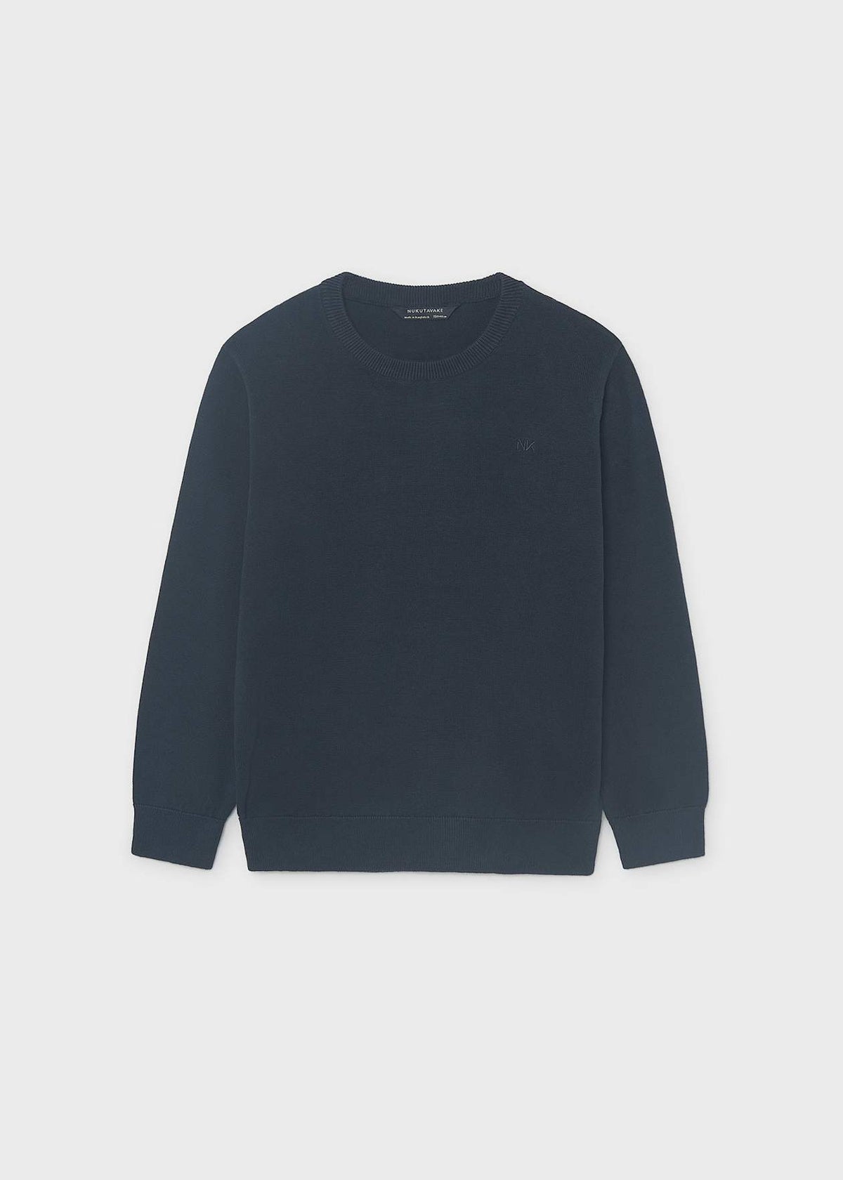 Boys Navy Crewneck Sweater