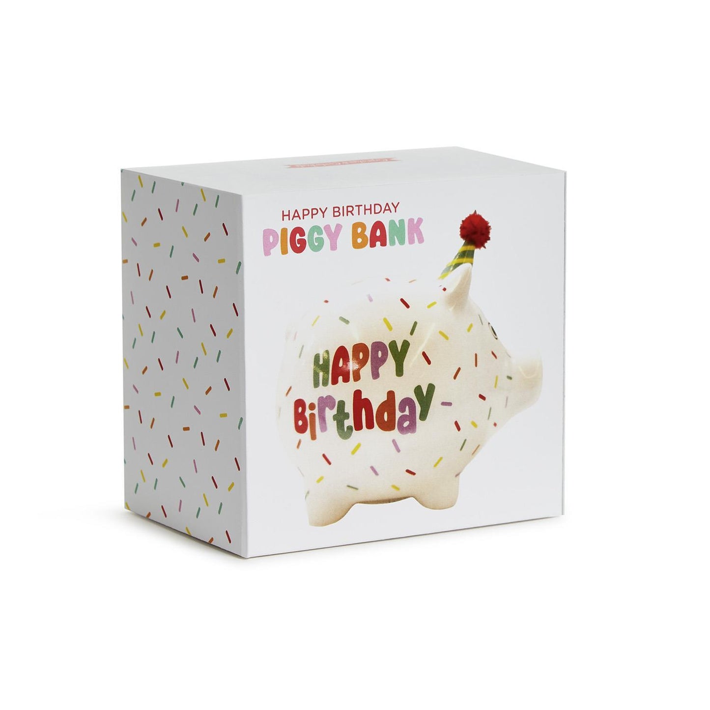 Happy Birthday Confetti Piggy Bank