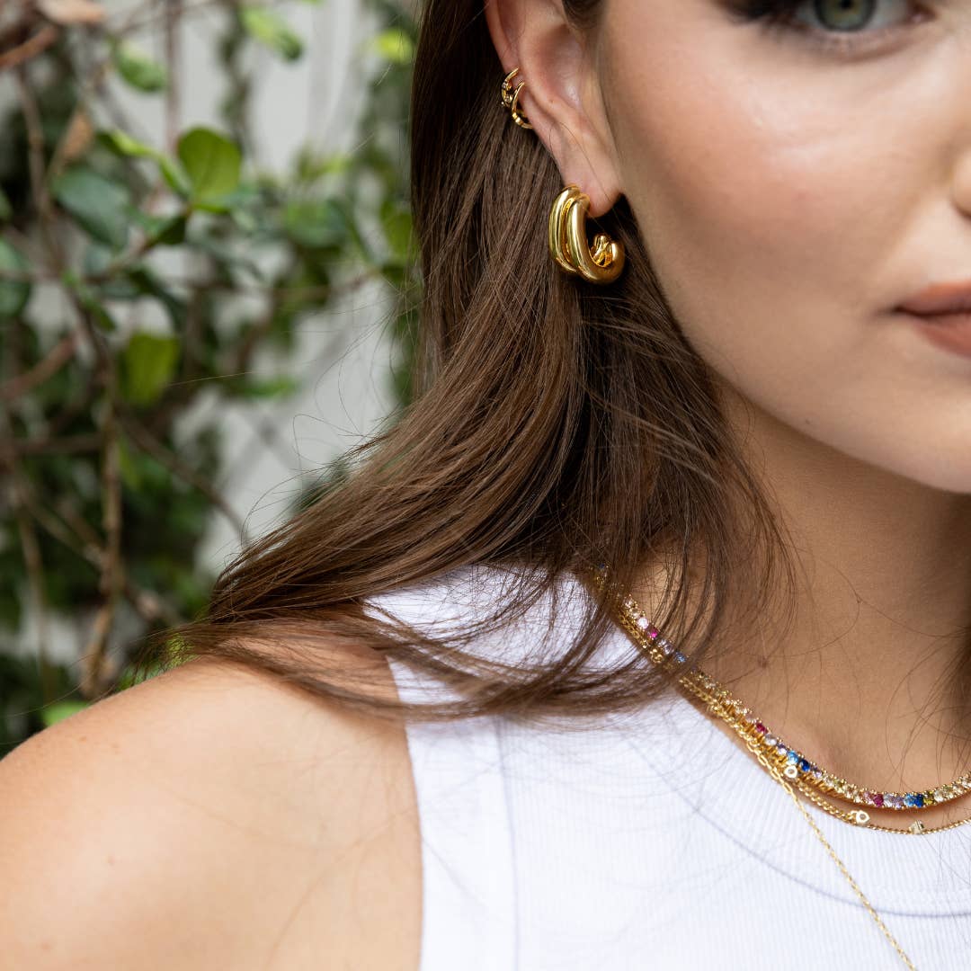 Gold Jaxon Earring
