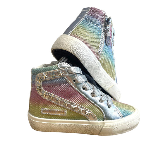 Annel Grey Rainbow High Top