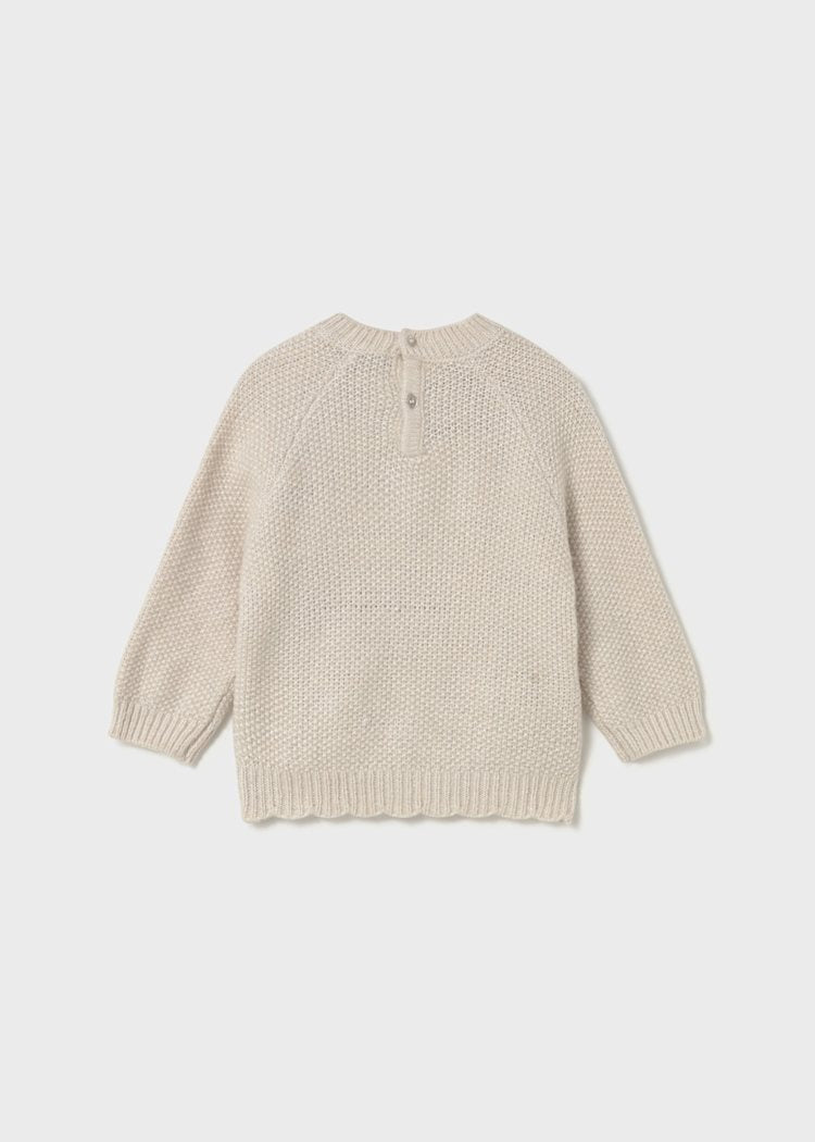 Flower Embroidered Sweater