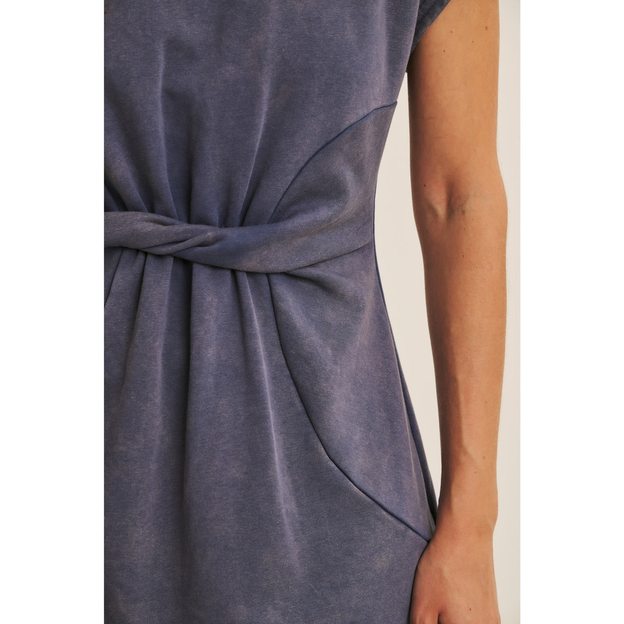 Mineral Wash Twist Dress