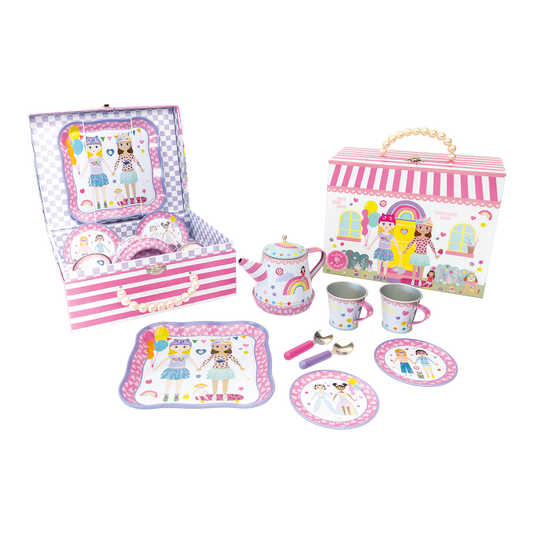 Dolls House 9pc Musical Tea Set