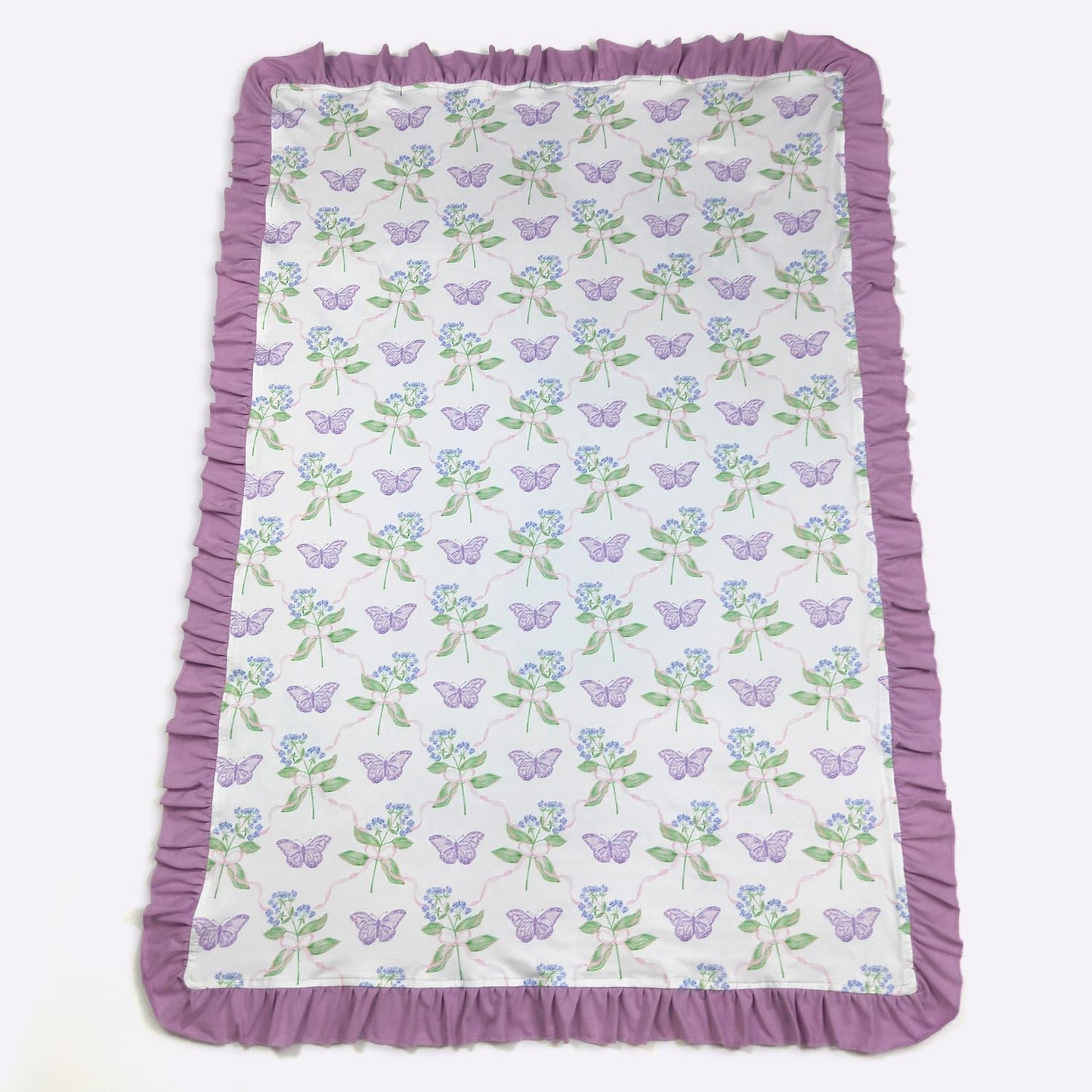 Violet Butterfly Blanket