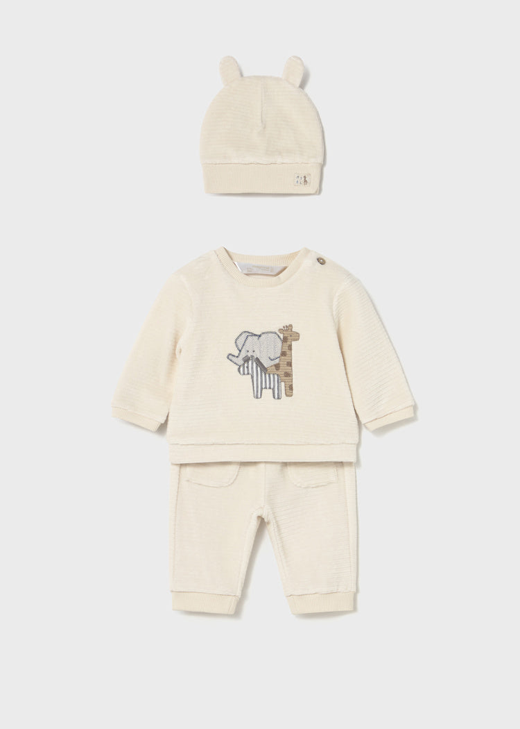 3-Piece Cream Corduroy Set