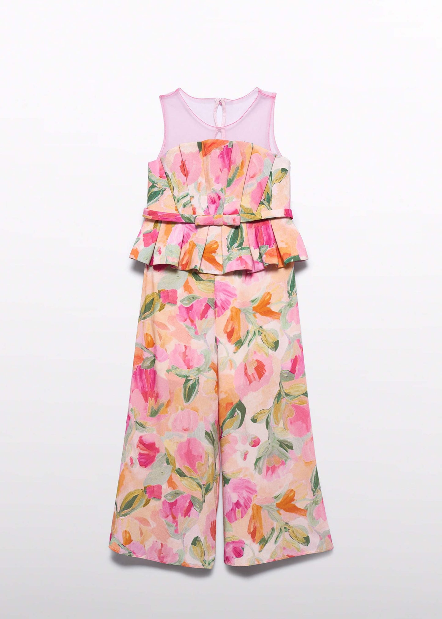 Fuchsia Floral Jumpsuit