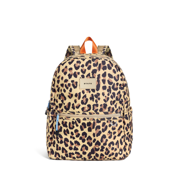 Leopard Kane Double Pocket Backpack