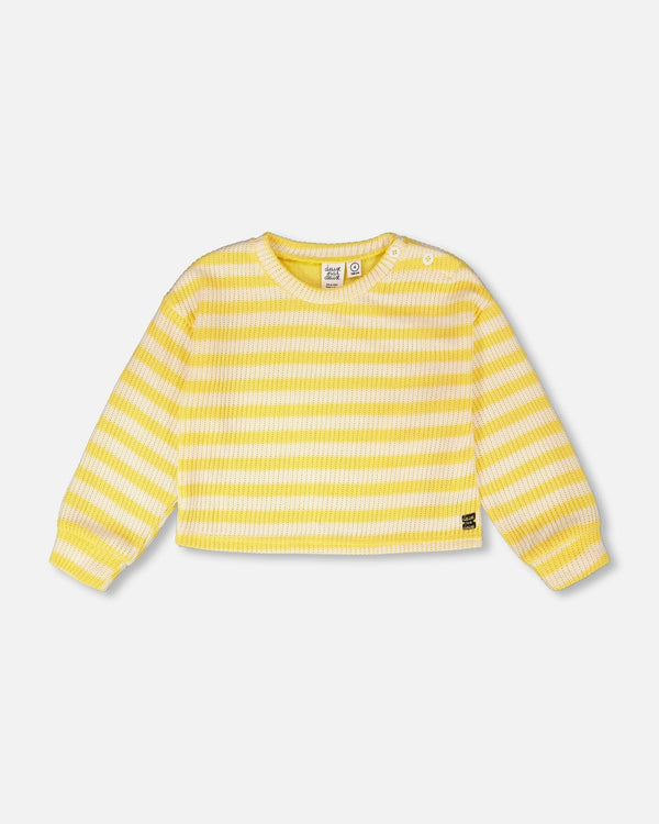 Yellow Striped Sweater
