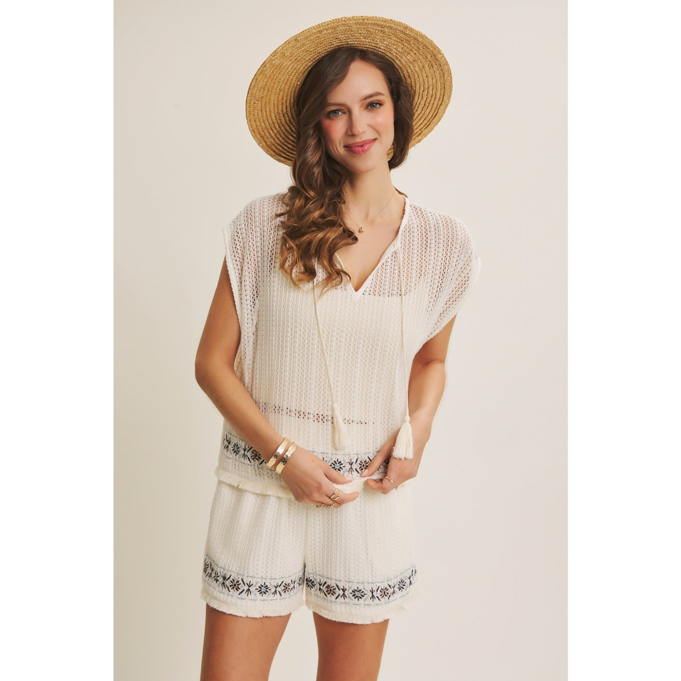 Touch Of Artisanal Fringe Set