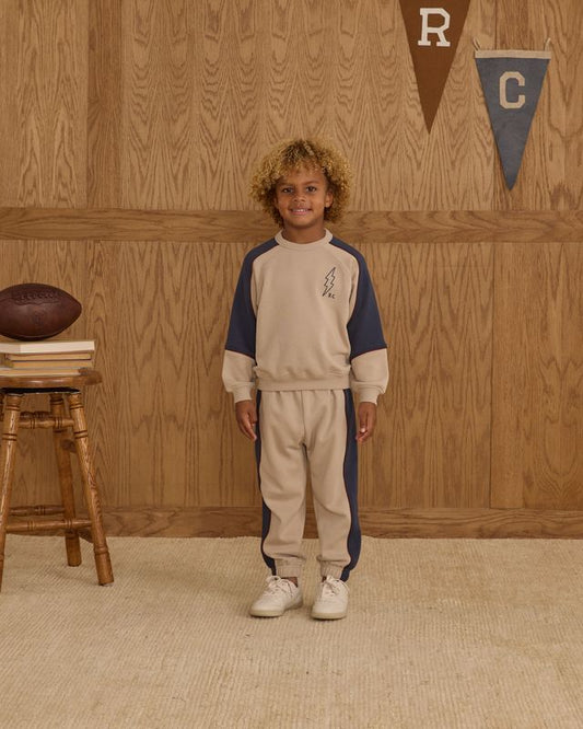 Stone Paneled Sweatpant