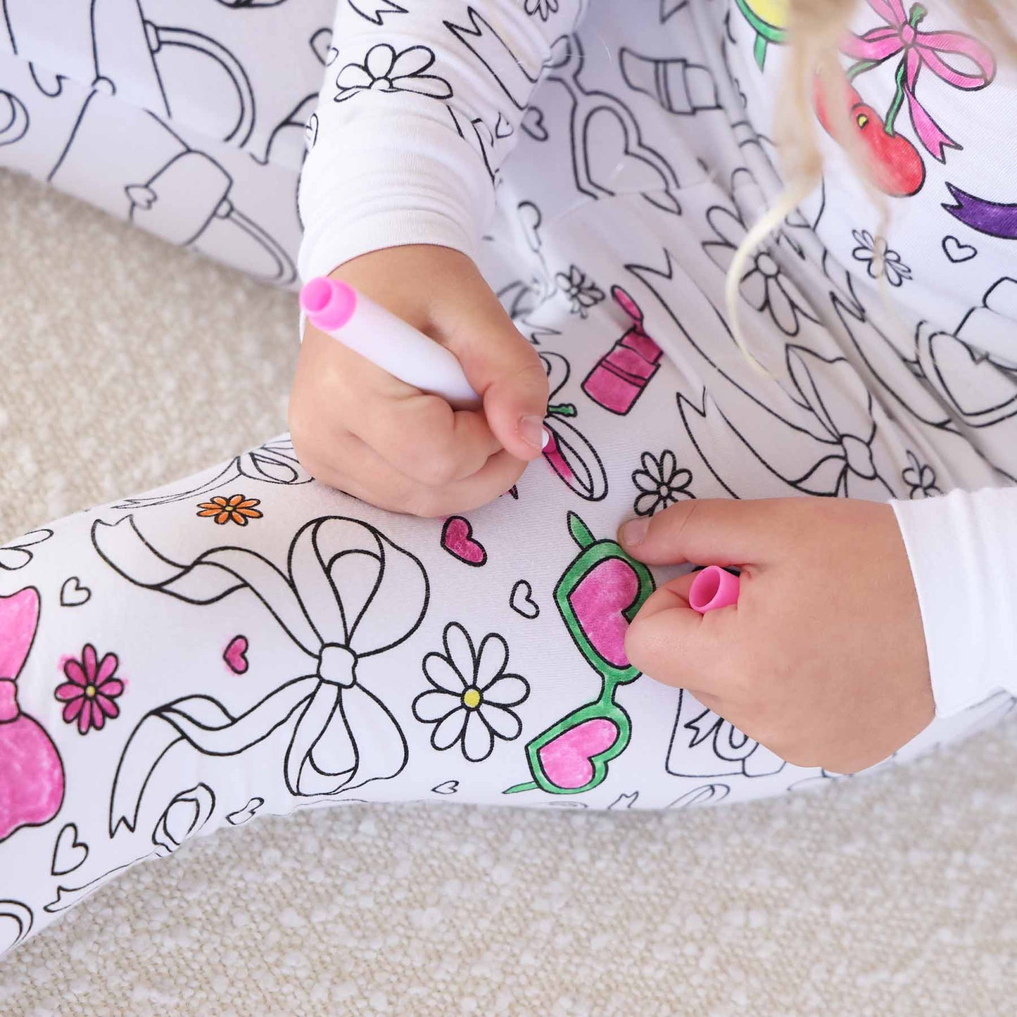 Colorable Material Girl Pj W/ Markers