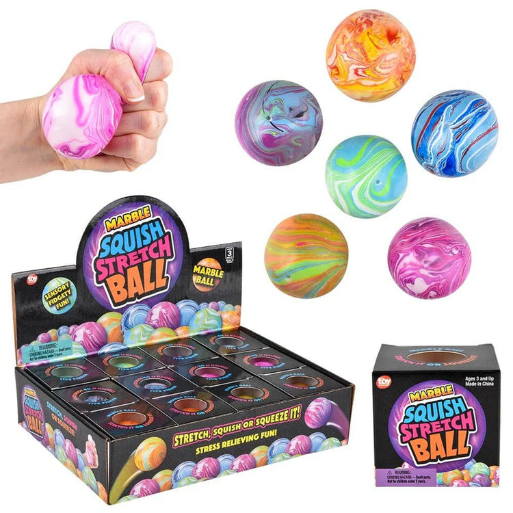 2.33" Dough Doughs Marbleized Sugar Squish Ball