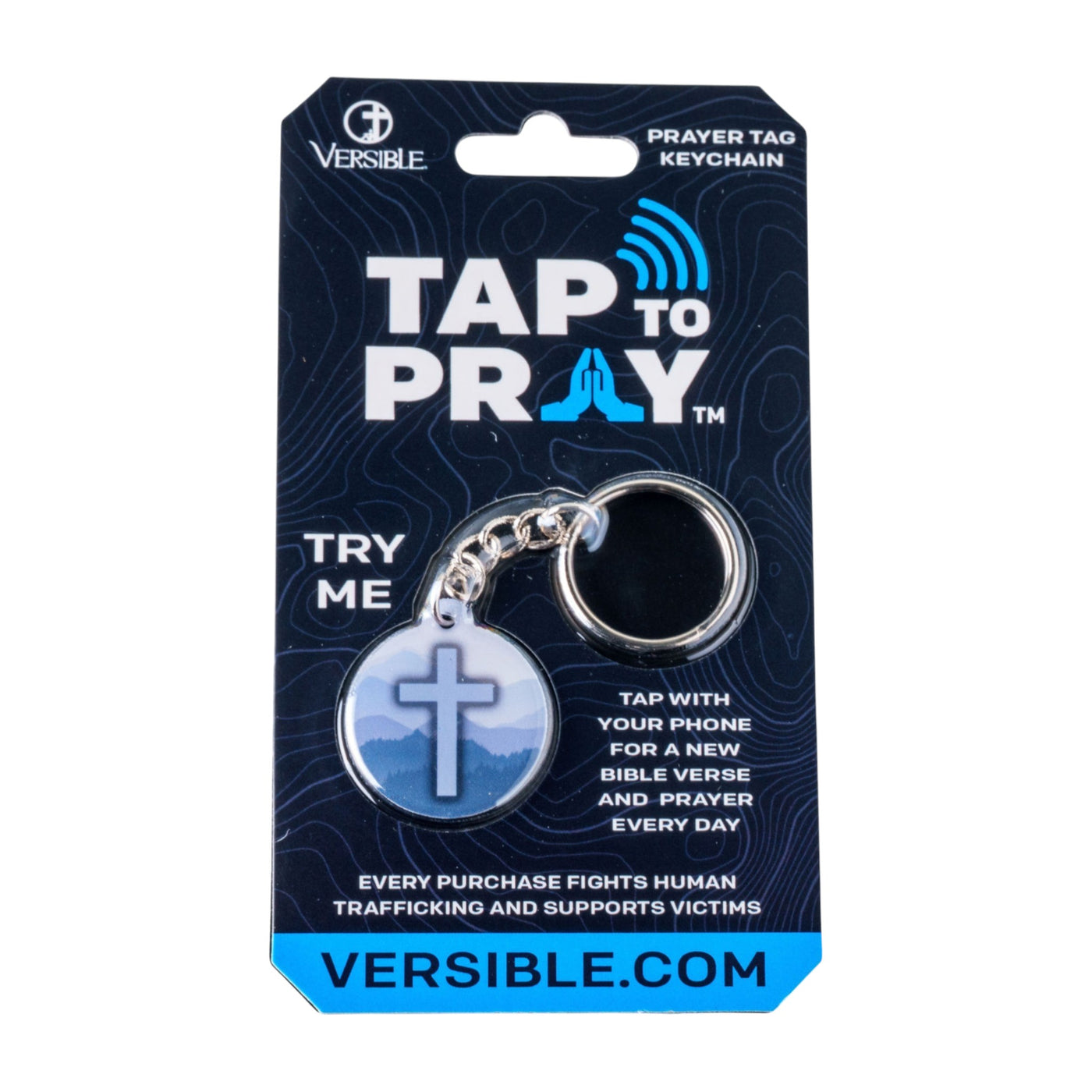 Tap To Pray Acrylic Keychain