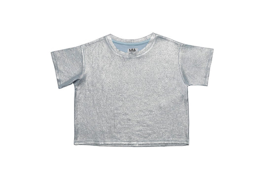 Blue Metallic Tee