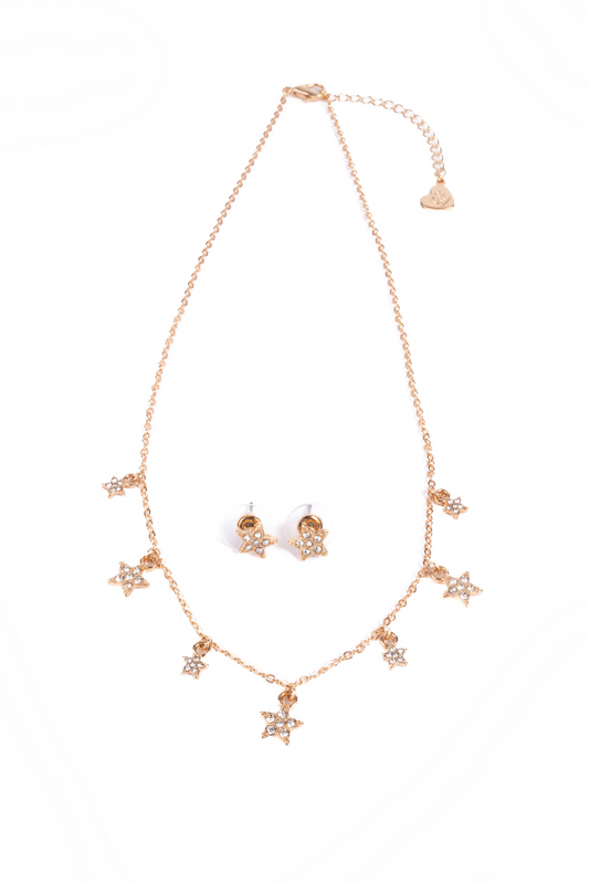 Boutique Chic Rising Star Necklace & Earrings